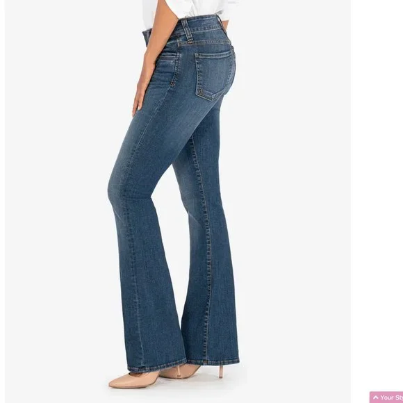 ❌ SOLD ❌Kut From The Kloth Sz 8 Natalie Mid Rise Bootcut Jeans - Picture 3 of 11